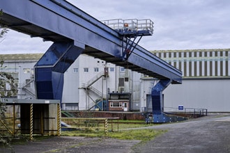 Steel stockyard and shot blast plant